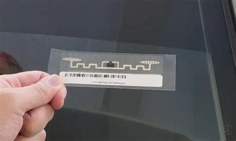 how to remove rfid tag from car|windshield rfid removal.